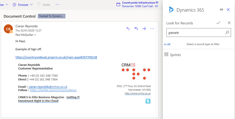 Track Emails in Dynamics 365 to Custom Entities – CRM Consultancy Blog