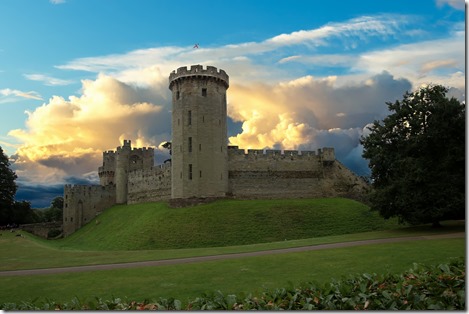 warwick-castle-river avon warwick-castle-river avon