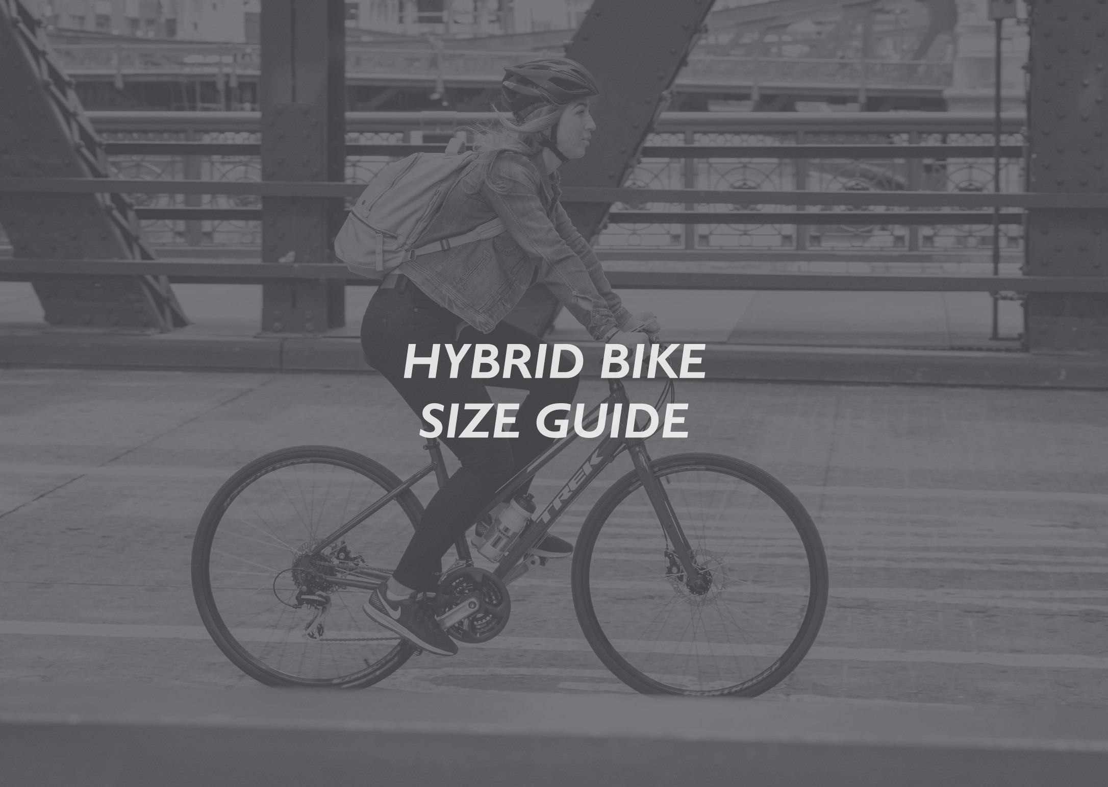womens hybrid bike sizing