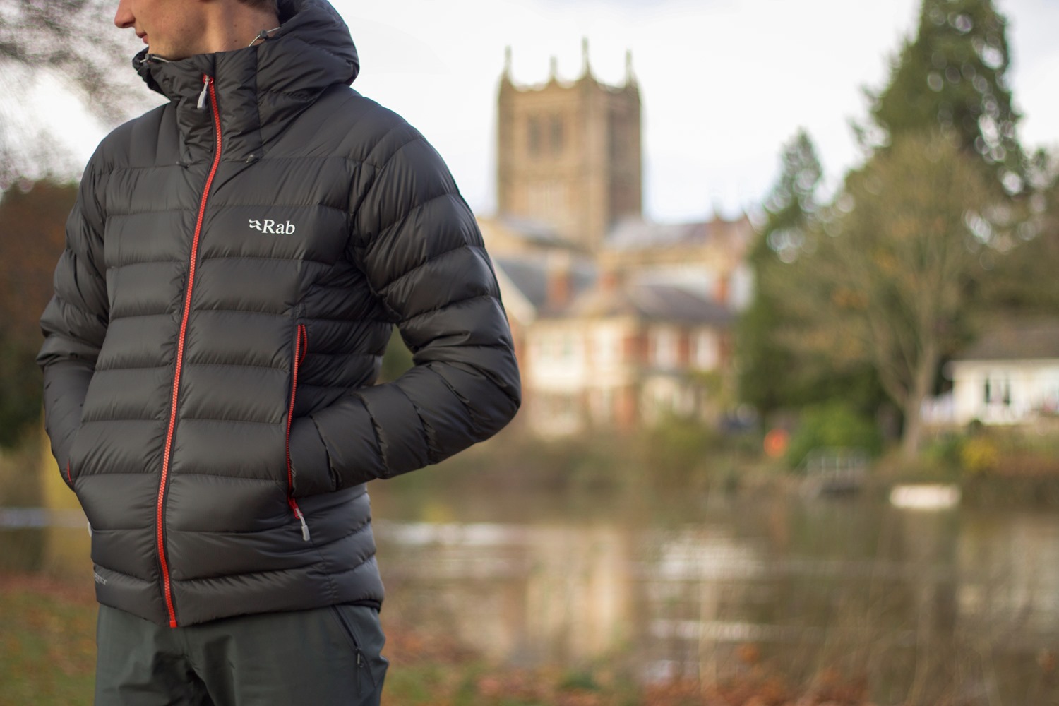 rab electron down jacket